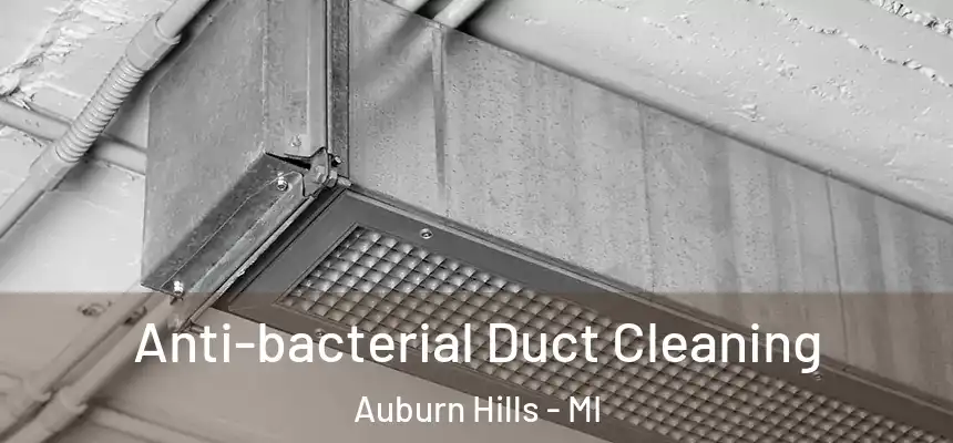  Anti-bacterial Duct Cleaning Auburn Hills - MI