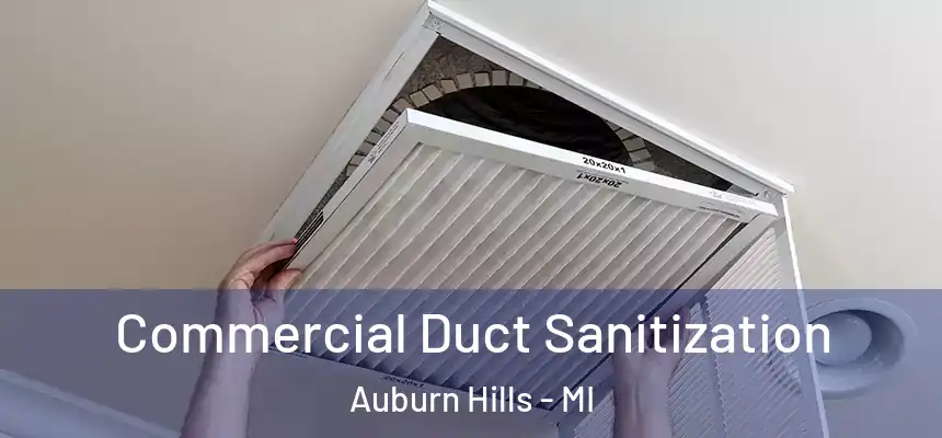 Commercial Duct Sanitization Auburn Hills - MI